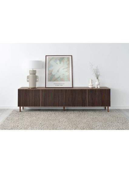 Mueble TV 160 cms SENA 1 puerta 2 cajones 3 huecos diferentes acabados