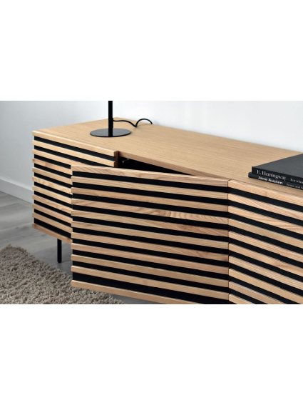 Mueble TV160 cms NIEMEN 4 cajones 3 huecos diferentes acabados