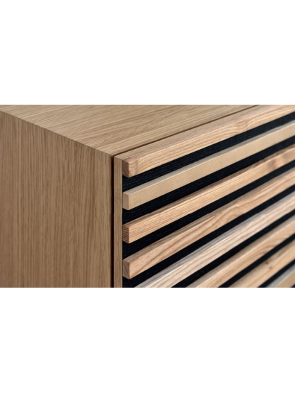 Mueble TV160 cms NIEMEN 4 cajones 3 huecos diferentes acabados