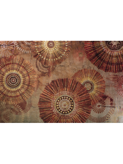 Cuadro Soles  Rojo 120x80 cm
