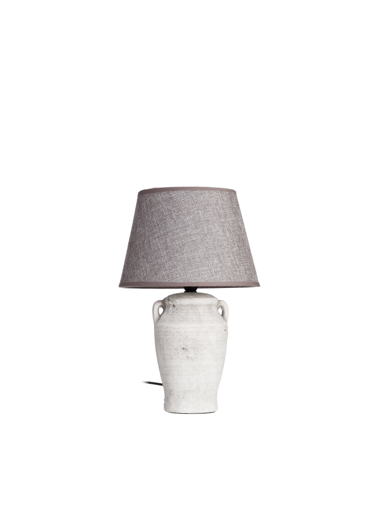 Lámpara mesa gris envejecido 36 Lámpara mesa gris envejecido 36