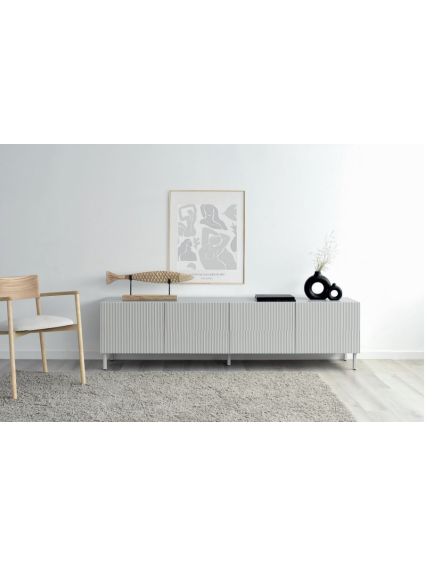 Mueble TV 200 cms KAMA 4 puertas diferentes acabados