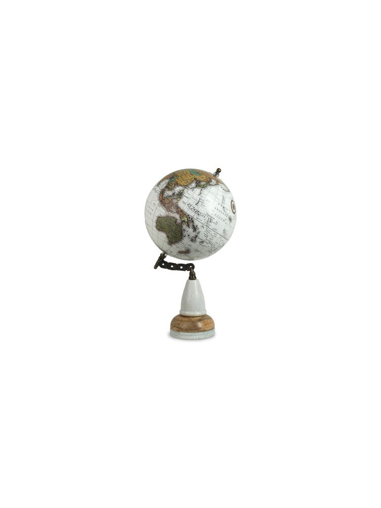 Globo Mundo Blanco 20 cm Globo Mundo Blanco 20 cm