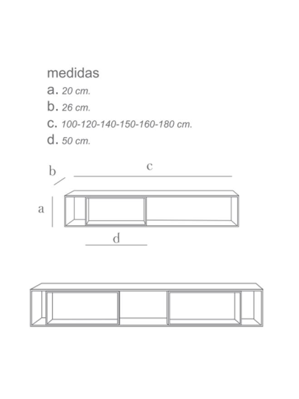 Módulo de pared KASPER varios tamaños