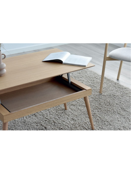 Mesa de centro  EMIL fija o elevable