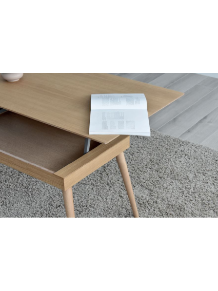 Mesa de centro  EMIL fija o elevable