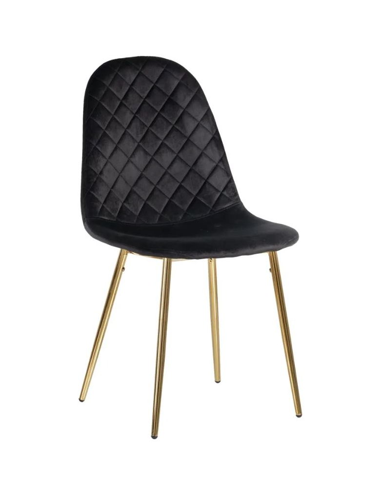 Silla SHANDRA terciopelo negro Silla SHANDRA terciopelo negro