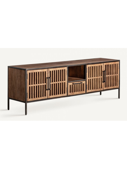 Mueble T.V. 200x45x66 cms SURAT madera envejecida mango