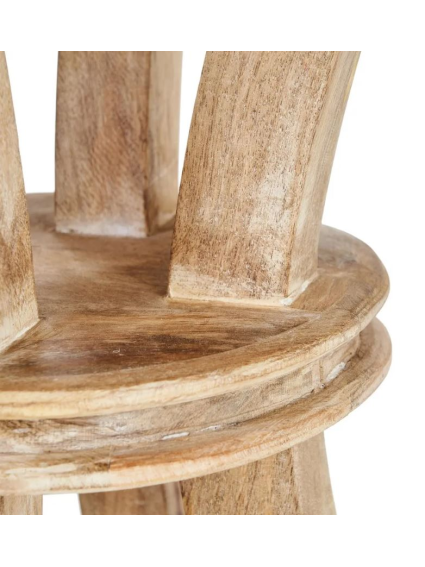 Mesa comedor 100x76 cms  madera mango natural