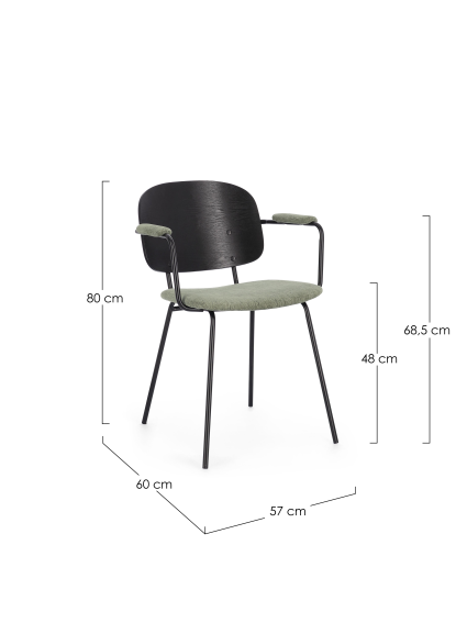 Silla TRANI N natural