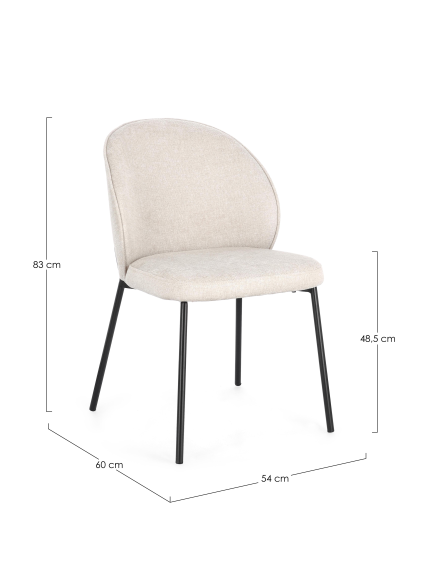 Silla TELVA beig