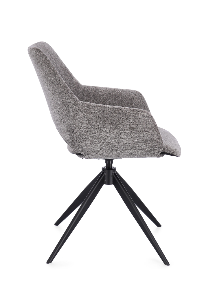 Silla BARI gris giratoria Silla BARI gris giratoria