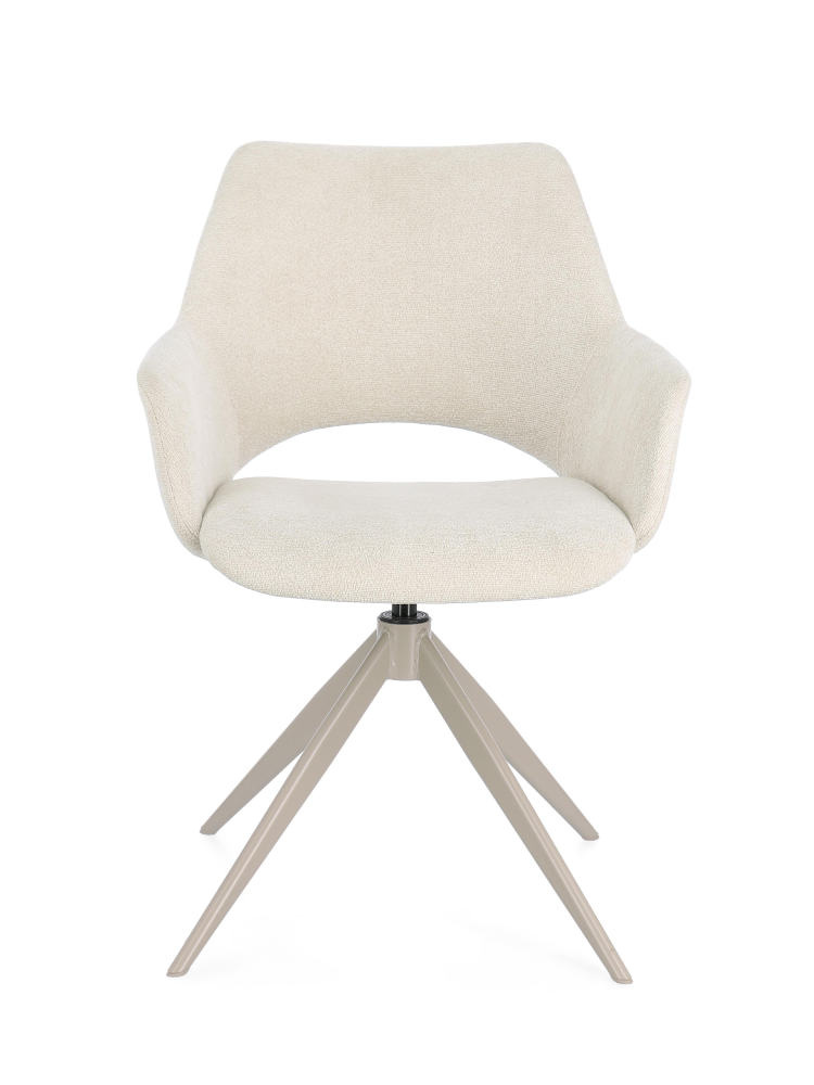 Silla BARI gris giratoria