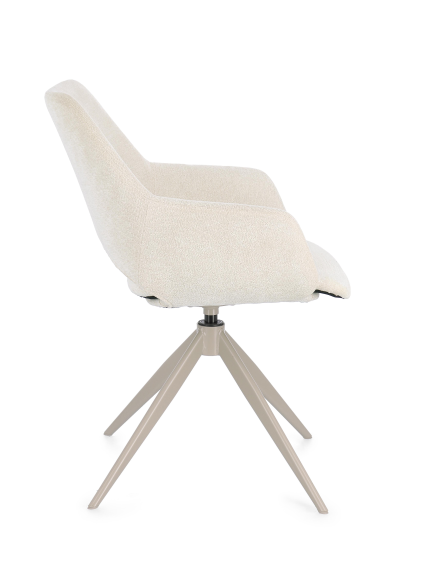Silla BARI gris giratoria