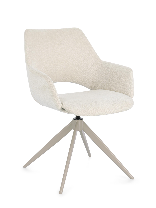 Silla BARI gris giratoria
