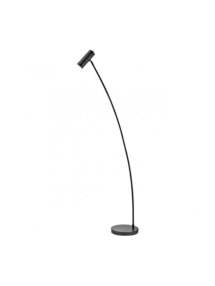 Lámpara Pie CURVE negro