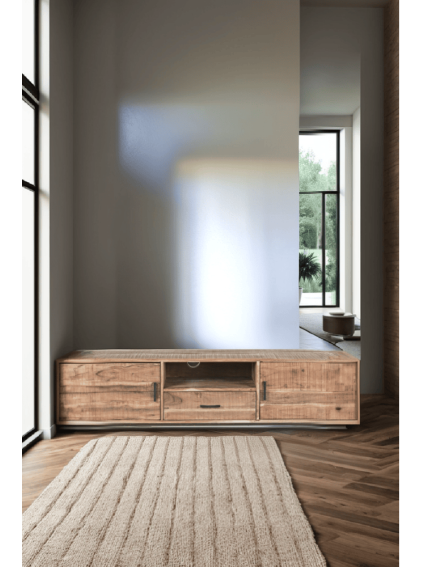 Mueble tv 175x40x50 RAIPUR madera/metal