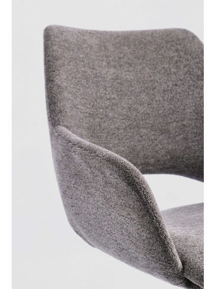 Silla BARI gris giratoria