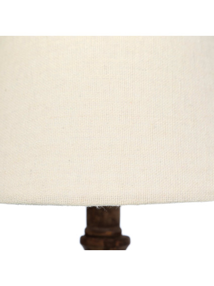 Lámpara madera marrón