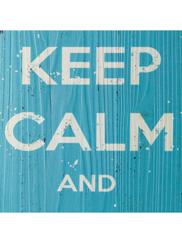 Placa pared KEEP CALM 80x30