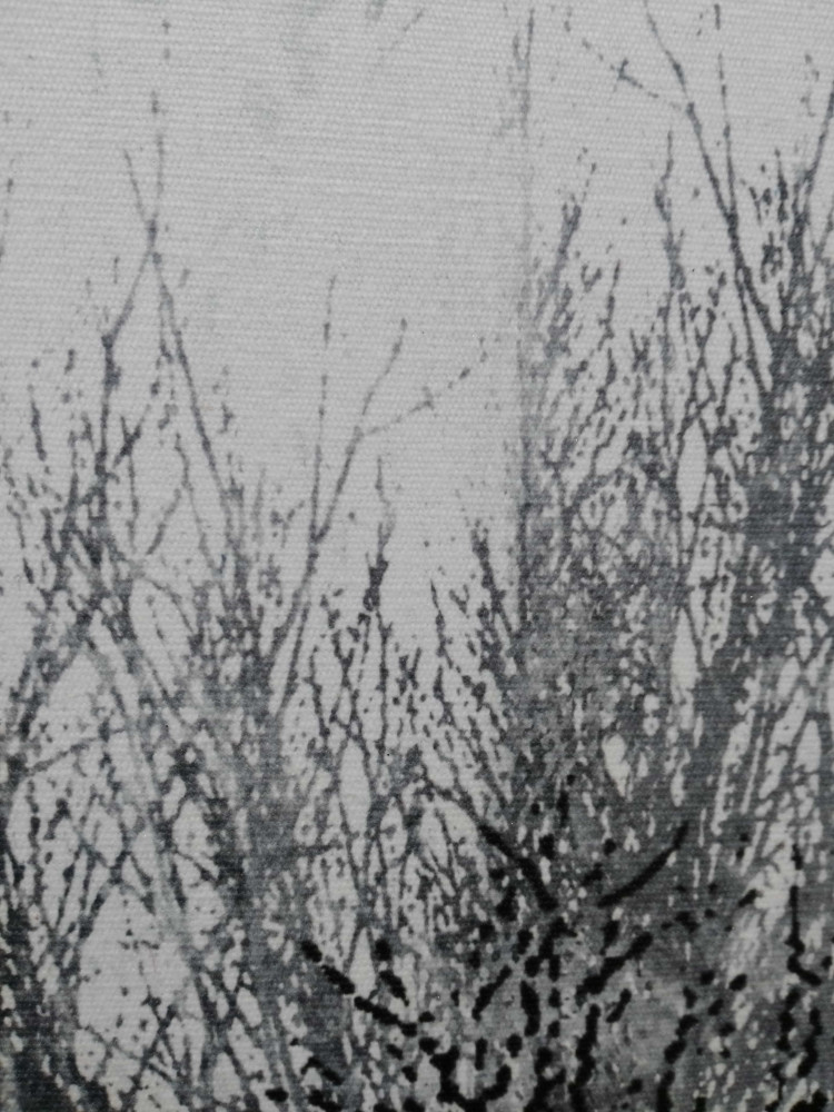 Cuadro Arboleda oro-gris 120x90 cm