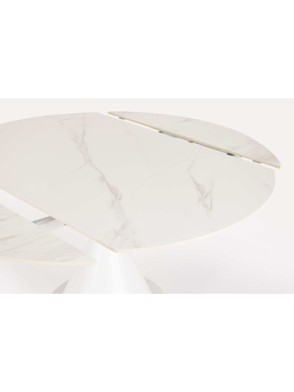 Mesa PORCELÁNICO blanco 85x135