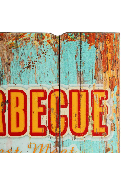 Placa pared set de 2 Multiclor DM BARBECUE