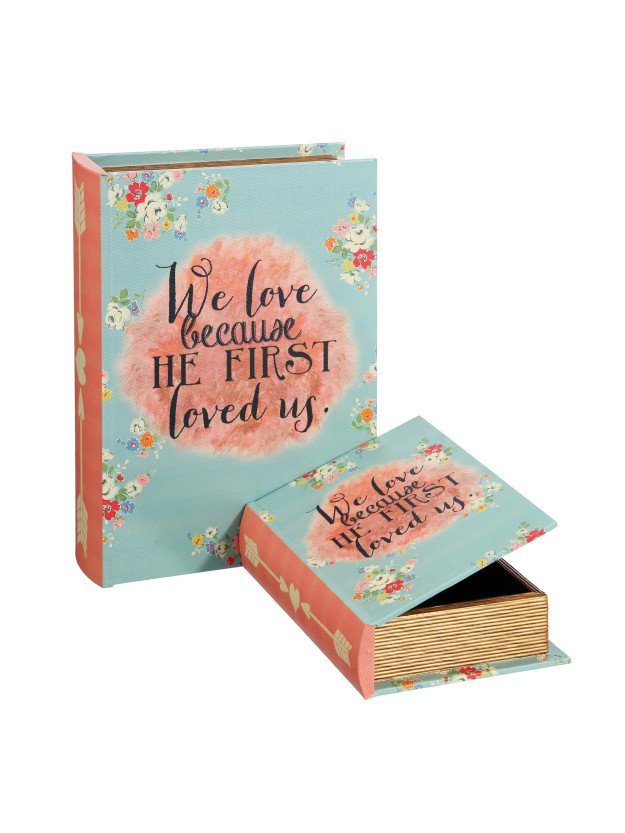 Set 2 Cajas Libro LOVE