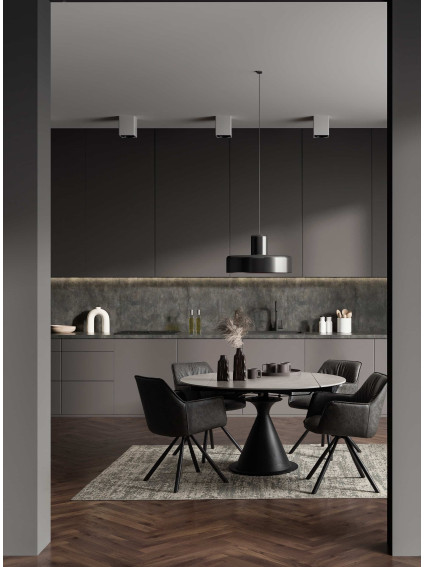 Mesa PORCELÁNICO gris 85x135