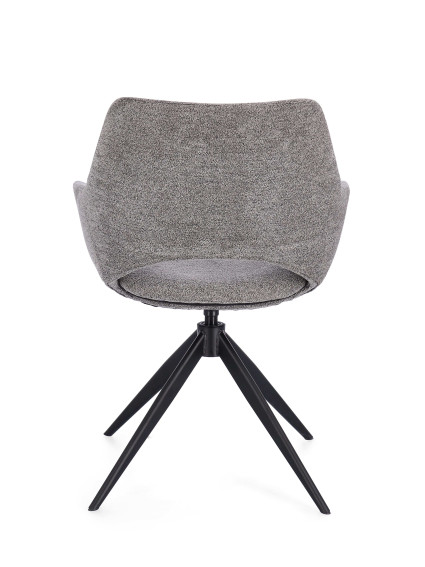 Silla BARI gris giratoria