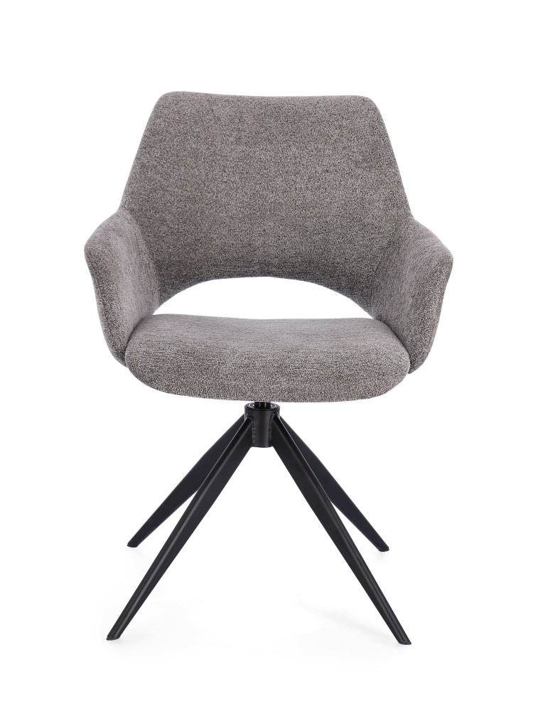 Silla BARI gris giratoria