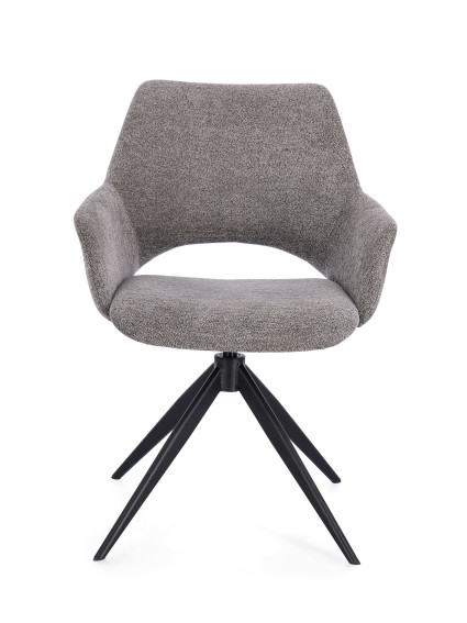 Silla BARI gris giratoria
