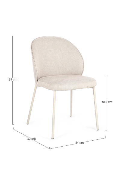 Silla TELVA beig
