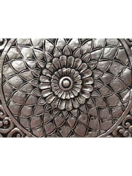 Cuadro Mandala Plata  150 cm