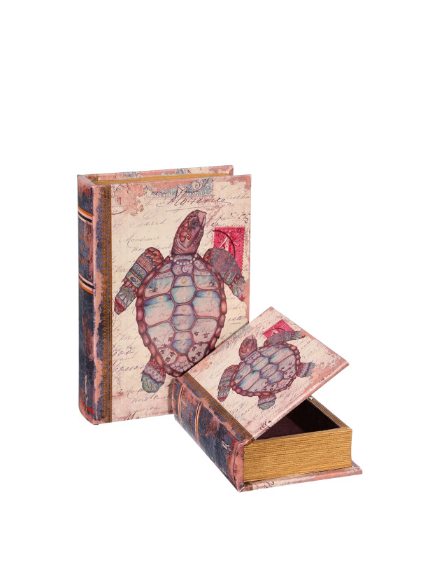 Set 2 Cajas Libro Tortuga