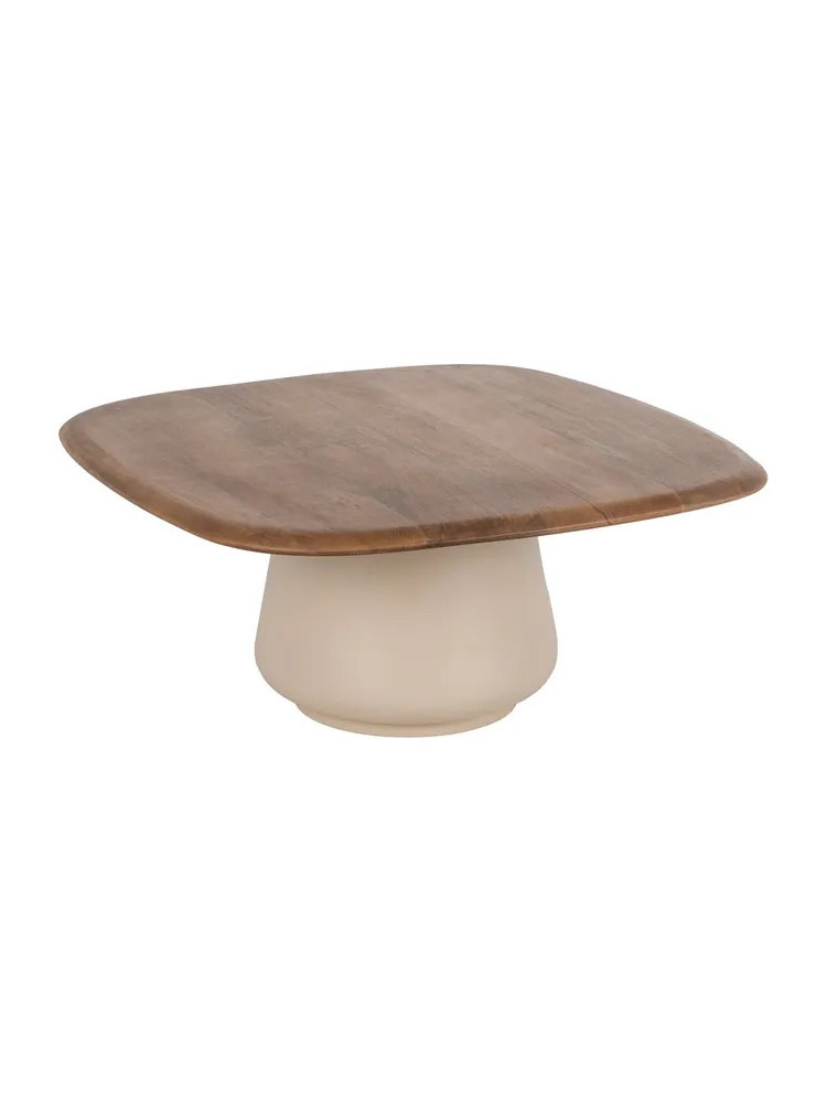 ESTRELLA set mesa de centro madera metal