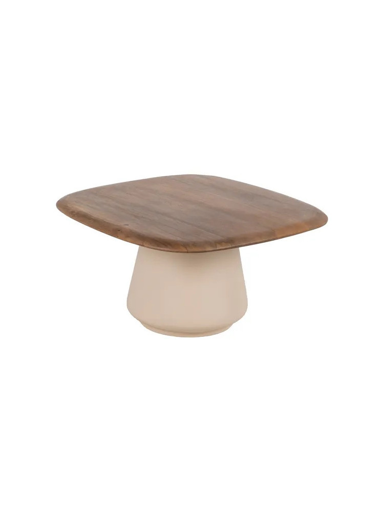 ESTRELLA set mesa de centro madera metal