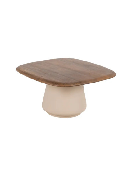 ESTRELLA set mesa de centro madera metal