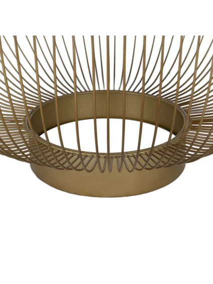 MEDELLIN mesa de centro metal-cristal