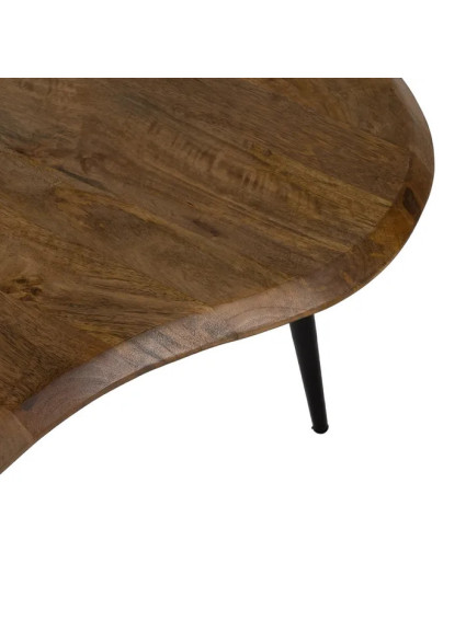 VEGA set de mesa de centro madera de mango