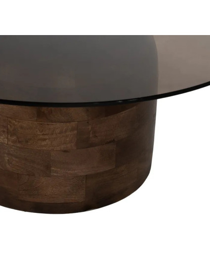 BARBOSA mesa de centro miel madera de mango