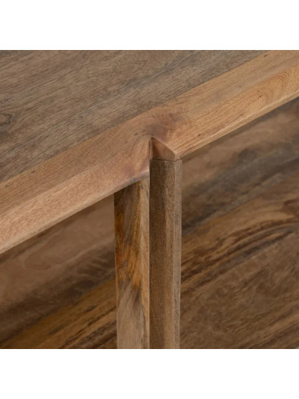 PEREIRA mesa centro marrón madera de mango
