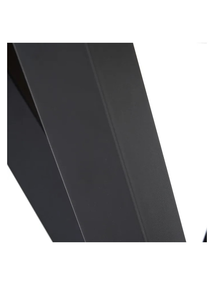 CISNEROS mesa comedor negro DM metal