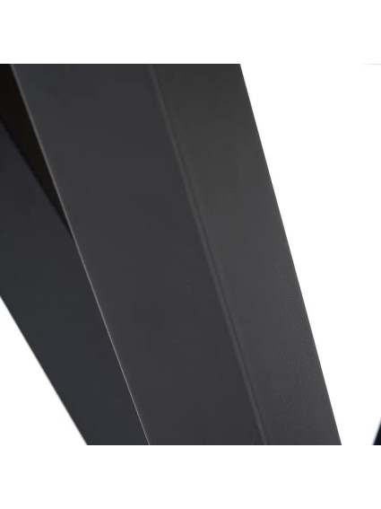 CISNEROS mesa comedor negro DM metal