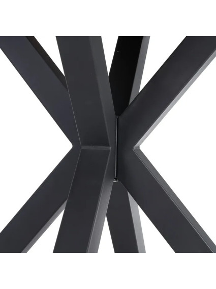 CISNEROS mesa comedor negro DM metal