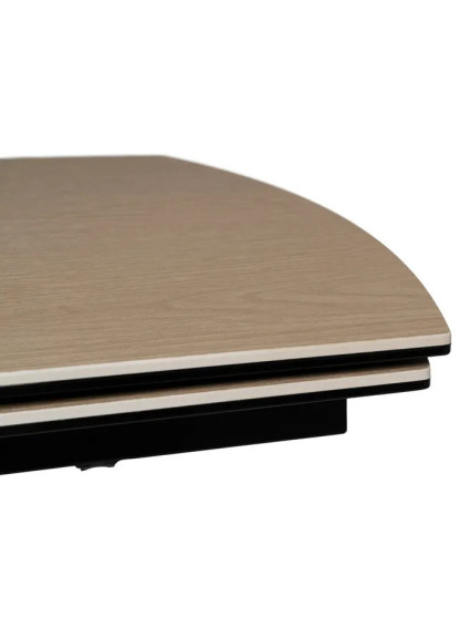 HISPANIA NATURAL-NEGRO mesa comedor extensible