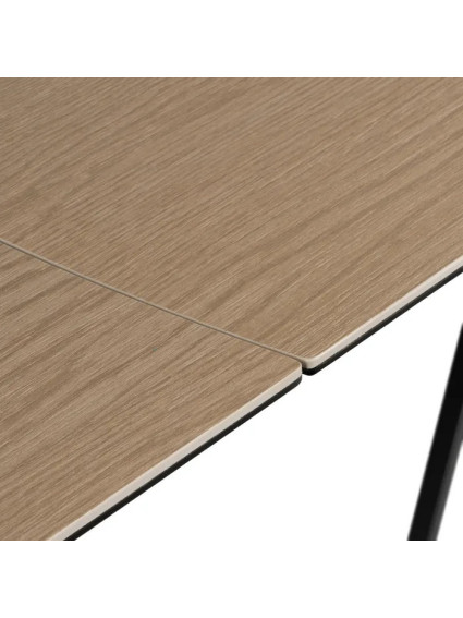 HISPANIA NATURAL-NEGRO mesa comedor extensible