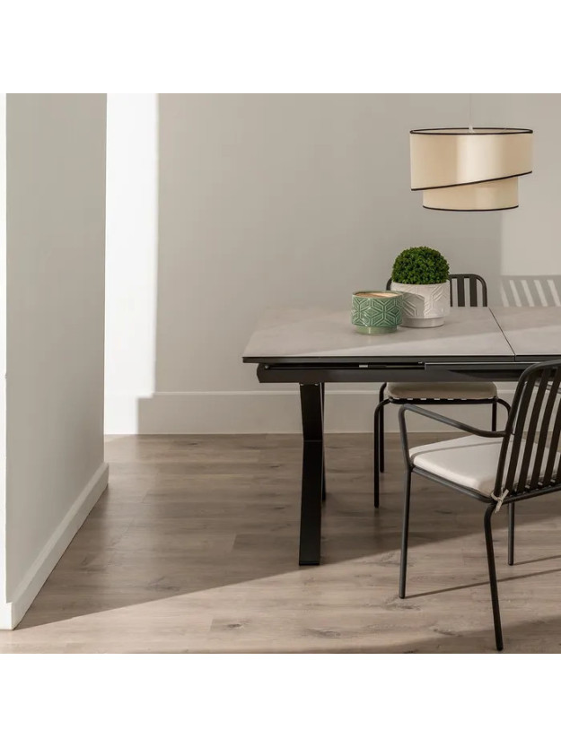 BELMIRA BLANCA mesa comedor extensible