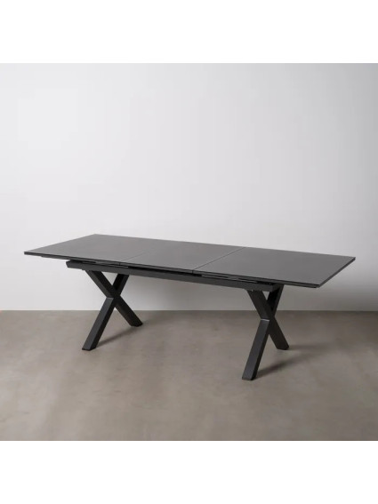 BELMIRA ANTRACITA mesa comedor extensible