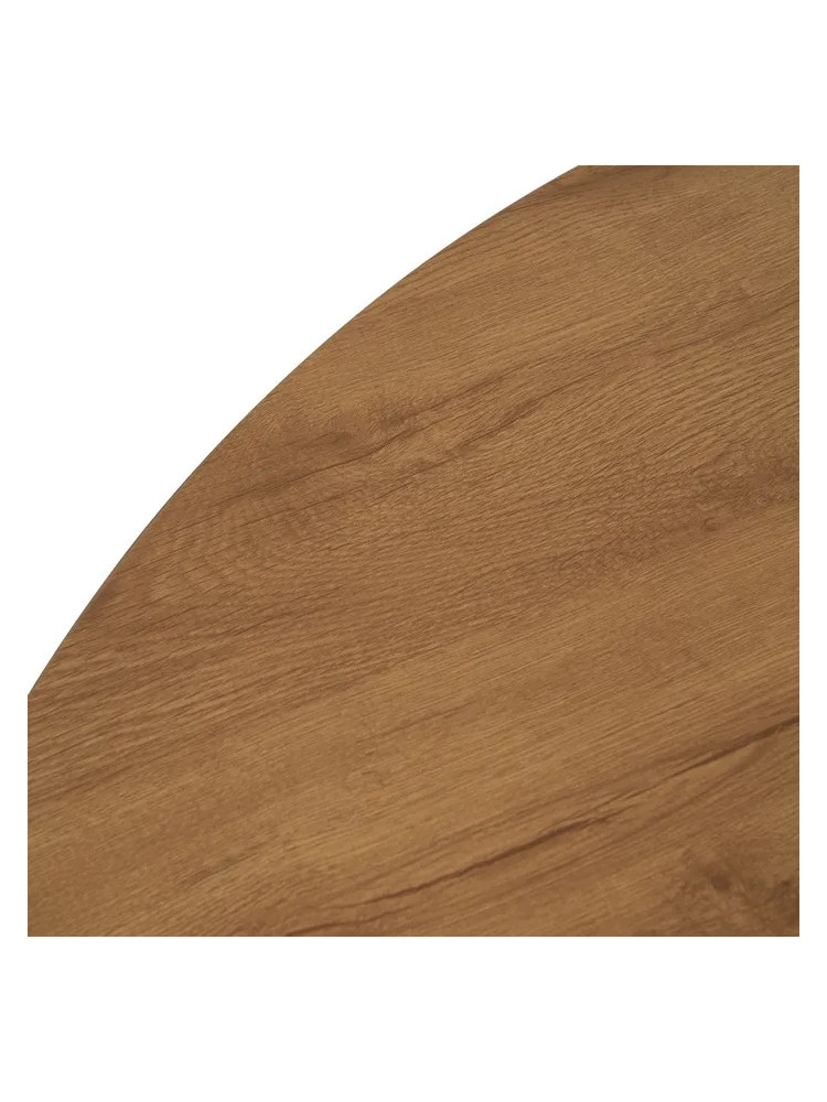 BRICEÑO mesa comedor extensible natural-negro
